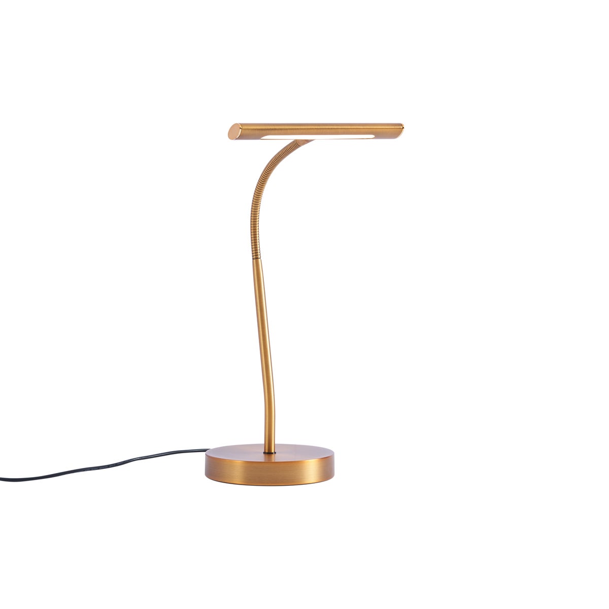Lampa stołowa Art Deco brązowa z LED - Tableau