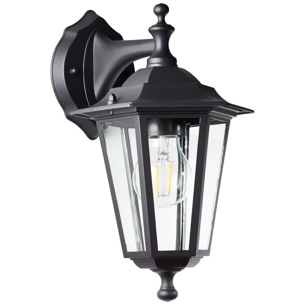 Adelheid lampada da esterno acciaio inossidabile nero satinato 1x e27 31986 9007371432189 Adelheid lampada da esterno acciaio inossidabile nero satinato 1x e27 31986 9007371432189