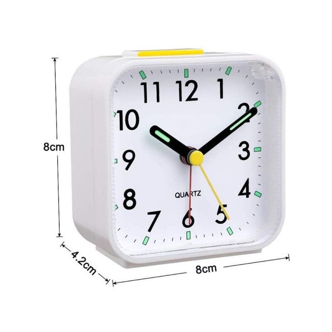ORIA Réveil Silencieux, Horloges de Chevet sans Tic-Tac, Grand Ecran, Fonction Veilleuse et Répétition, Facile à Lire, Horloge de Base pour Bureau ORIA Réveil Silencieux, Horloges de Chevet sans Tic-Tac, Grand Ecran, Fonction Veilleuse et Répétition, Facile à Lire, Horloge de Base pour Bureau