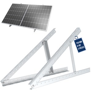 NuaSol Lot de 2 supports de centrales de balcon