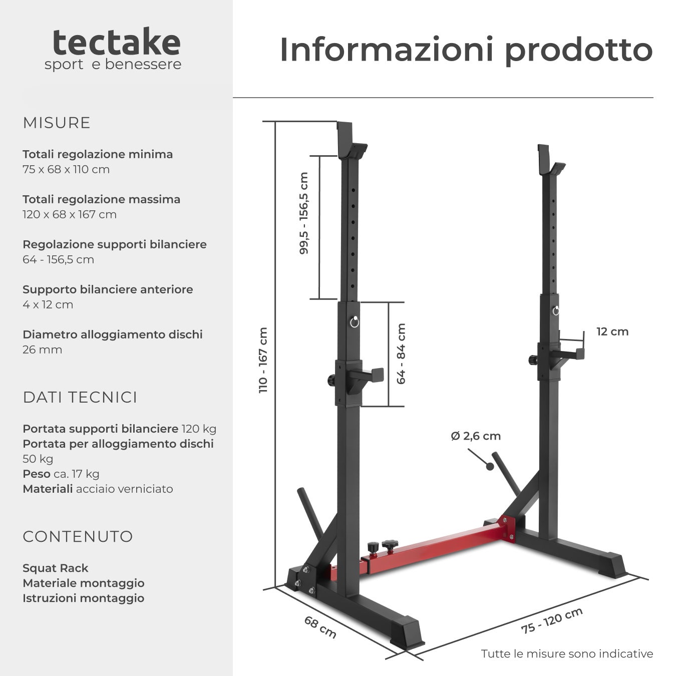 Rack para agachamentos APOLLO com suporte para pesos - 6
