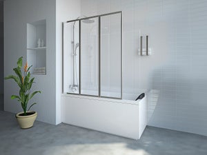 NALA Porte De Douche De 6 Mm Pour Installation En Niche Avec Quatre Portes Et Ouverture Centrale H 190 153 158 91517629