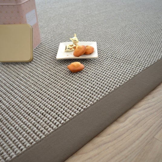 Tapis tissé plat - Lombok silver - Ganse coton taupe - 250 x 350 cm - 3