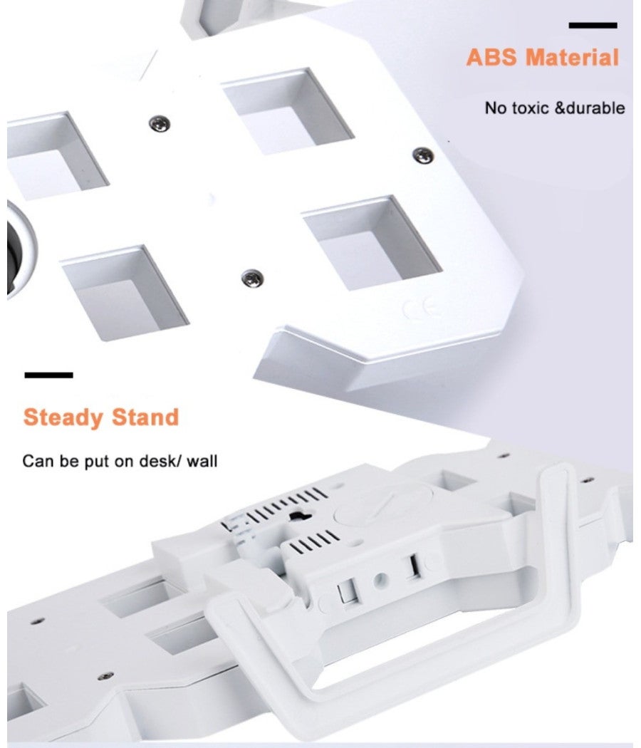 Trade Shop - Orologio Sveglia Digitale Display 3d A Led Da Tavolo Parete Arredo Casa Ufficio - - 6