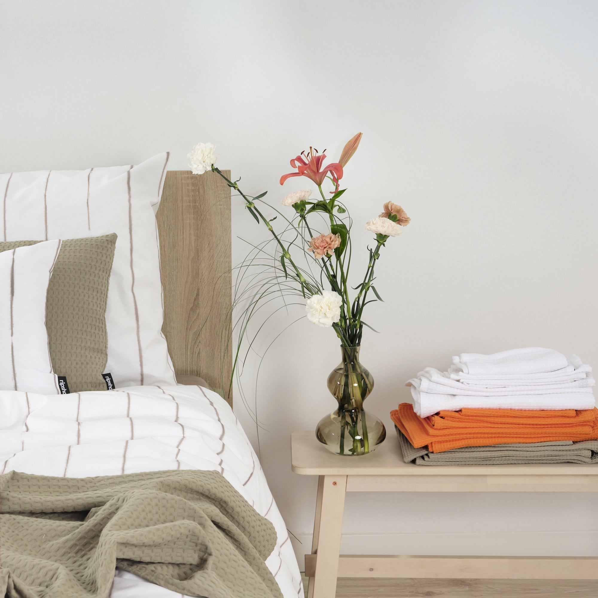 Capa de edredom Andover Marrón 220x220 cm - 5