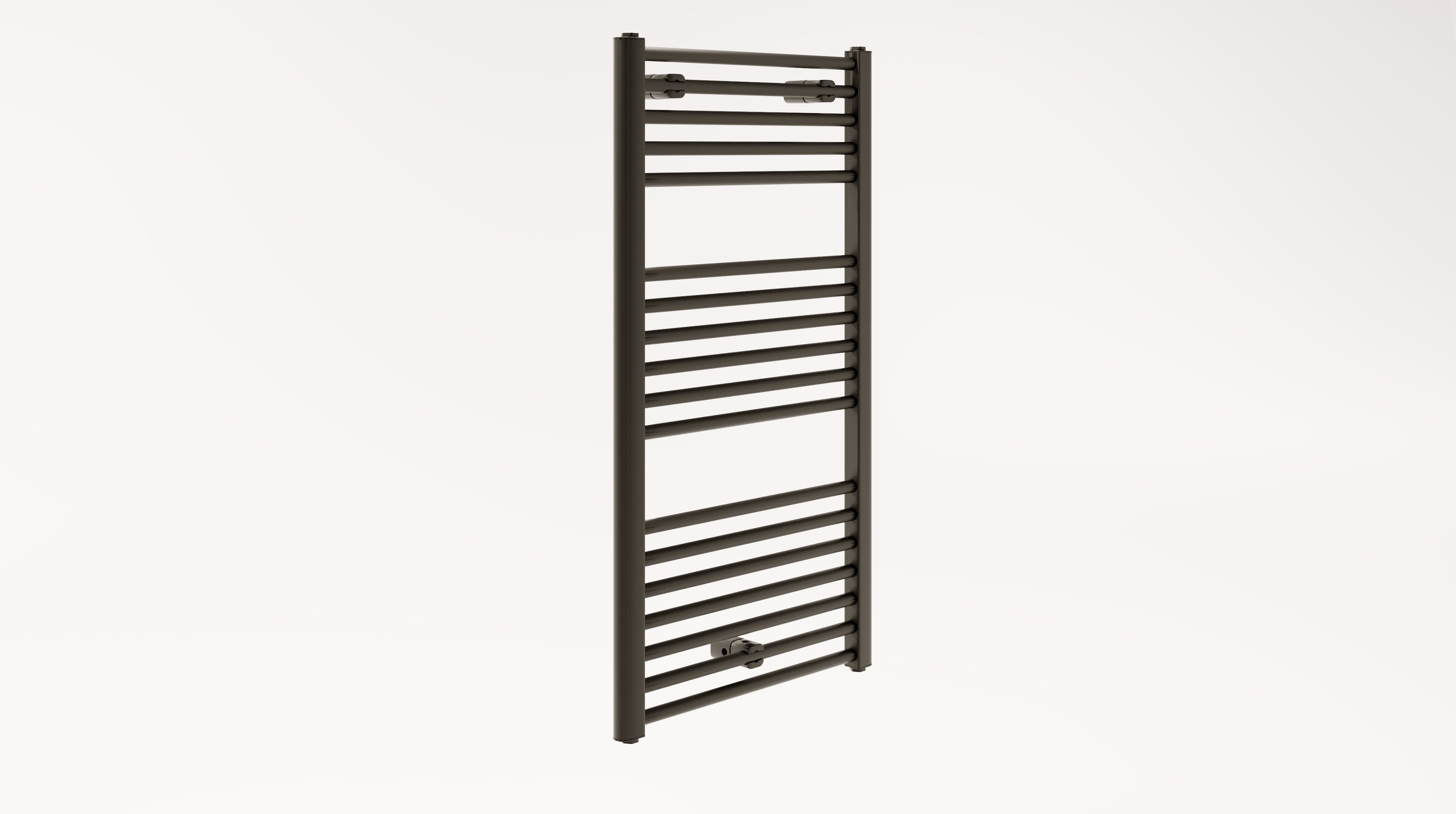 Grzejnik Basic G 92.2x50 cm Czarny 424W Roz 45cm 10 Bar LUXRAD