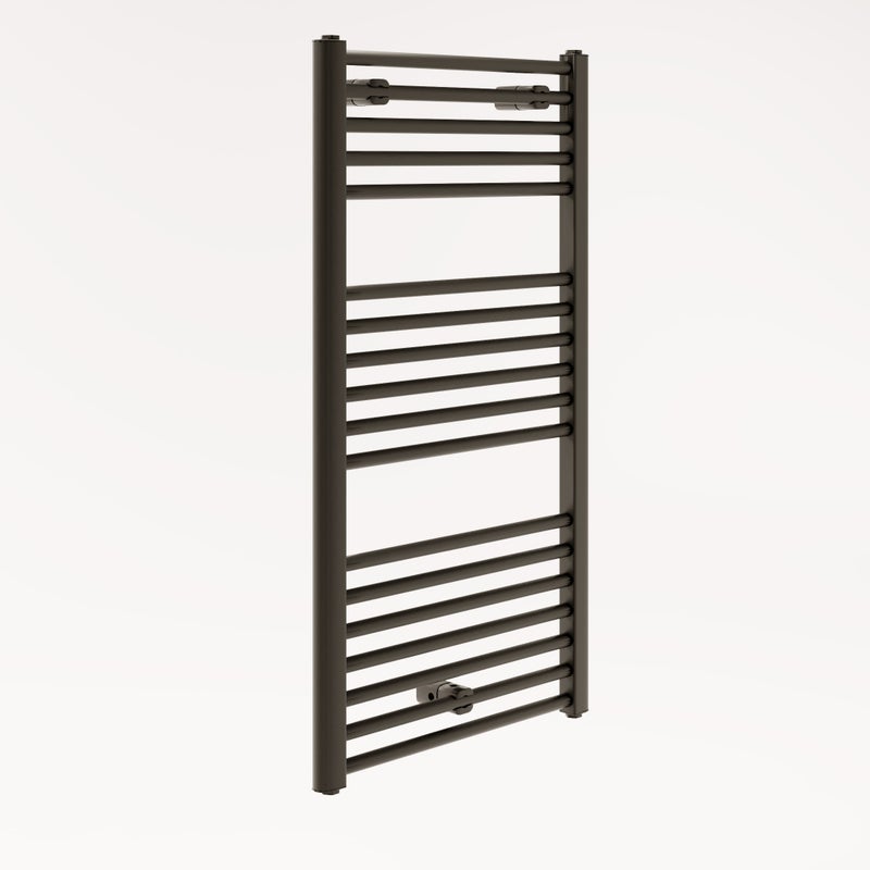 Grzejnik Basic G 92.2x50 cm Czarny 424W Roz 45cm 10 Bar LUXRAD