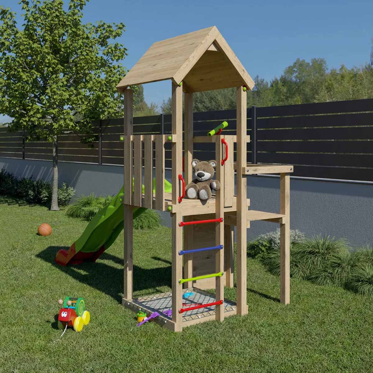 Tour de jeux bois AGILE XPLORER - 6 enfants - 3