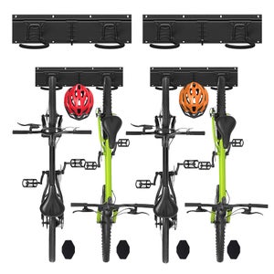 Set de Gancho para Bicicleta Pared, Soporte de Pared para 6 Bicicletas. Soporte de Bicicleta