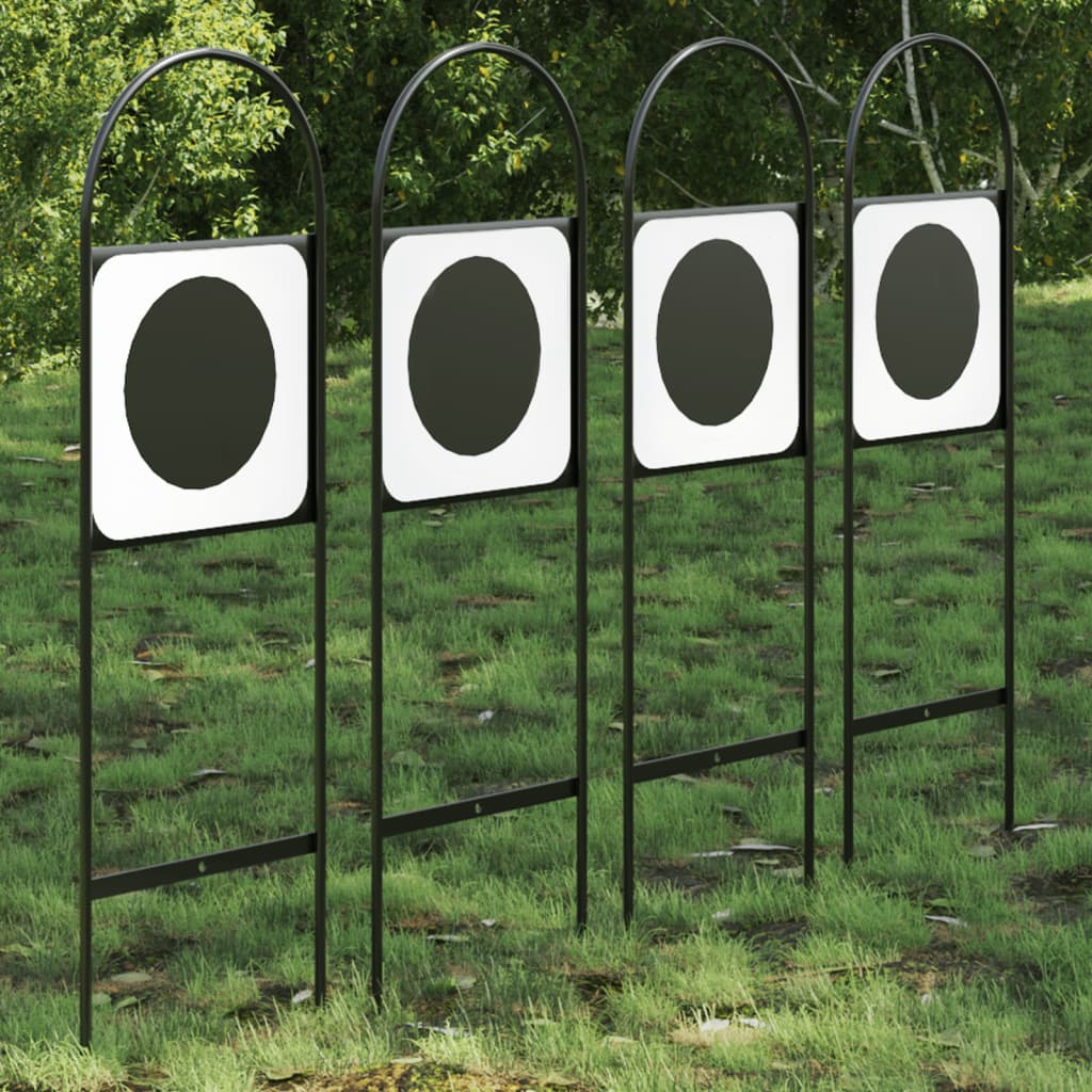VidaXL 12 Marqueurs Dressage Acier Lettres Manège Équestre - Balises Piste Cheval