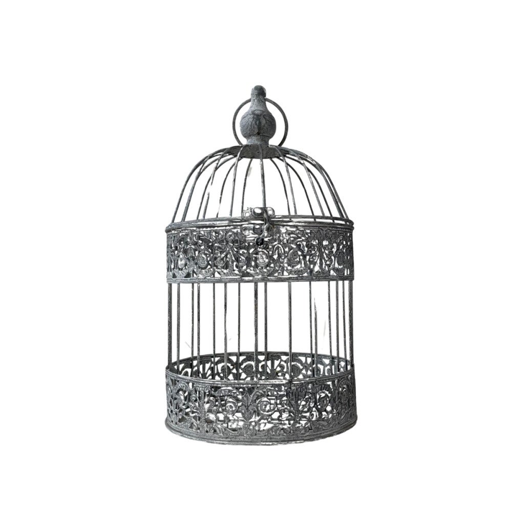 Fdit bougeoir cage à oiseaux en fer Bougeoir Vintage Birdcage