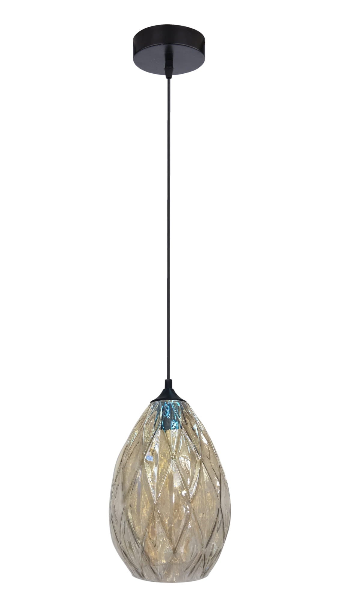 Lampa wisząca GRAN czarno-złota 1 x E27 x 60W wym: 115 x 19 x 19 cm Candellux