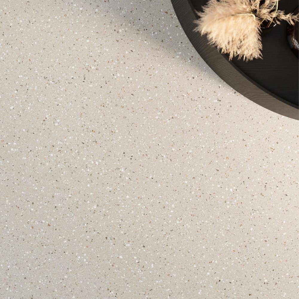 Carrelage Effet Terrazzo POLS 60x60 cm Grey | Leroy Merlin