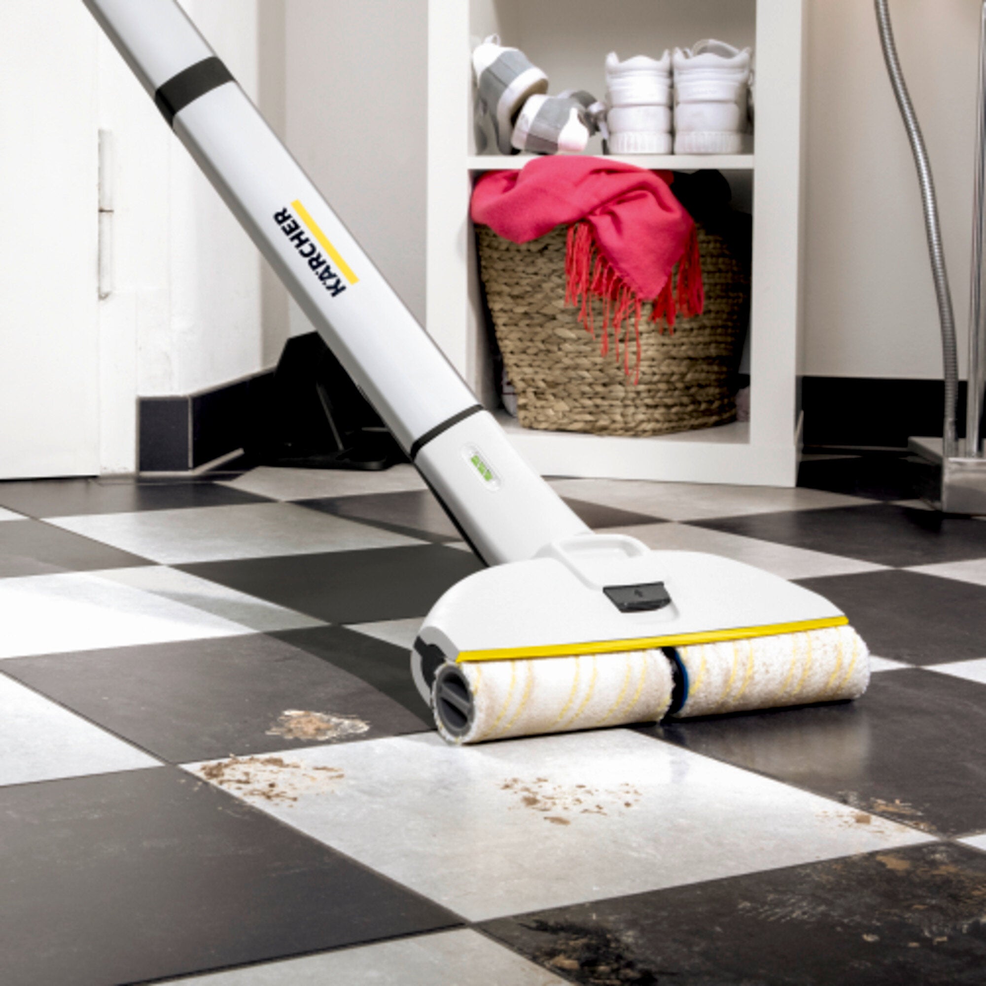Serpillière électrique sans fil Karcher EWM 2, lave sans traces - 3