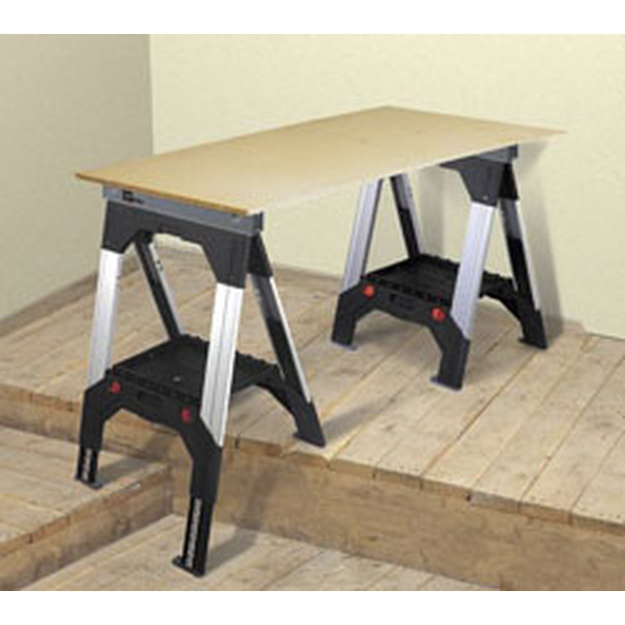 STANLEY Lot de 2 tréteaux bi-matière ajustables FatMax - 3