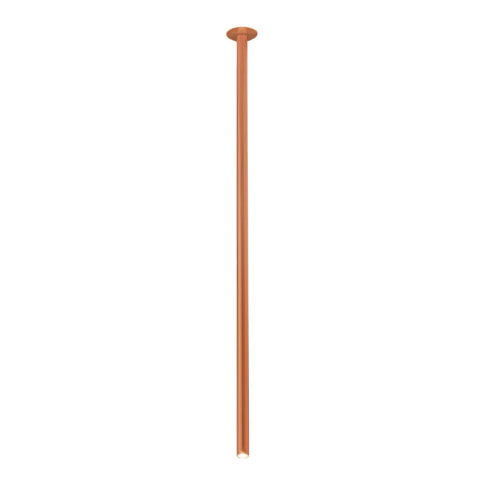 Oprawa sufitowa wpuszczana podtynkowa Alha miedź lakierowana 1xG9x2.5W okrągła IP20 wym: 130 x 6 x 6 cm metal Dohar