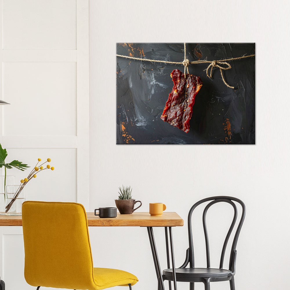 Obraz do kuchni restauracji baru jadalni, Suszona wołowina mięso 100x70 - 2