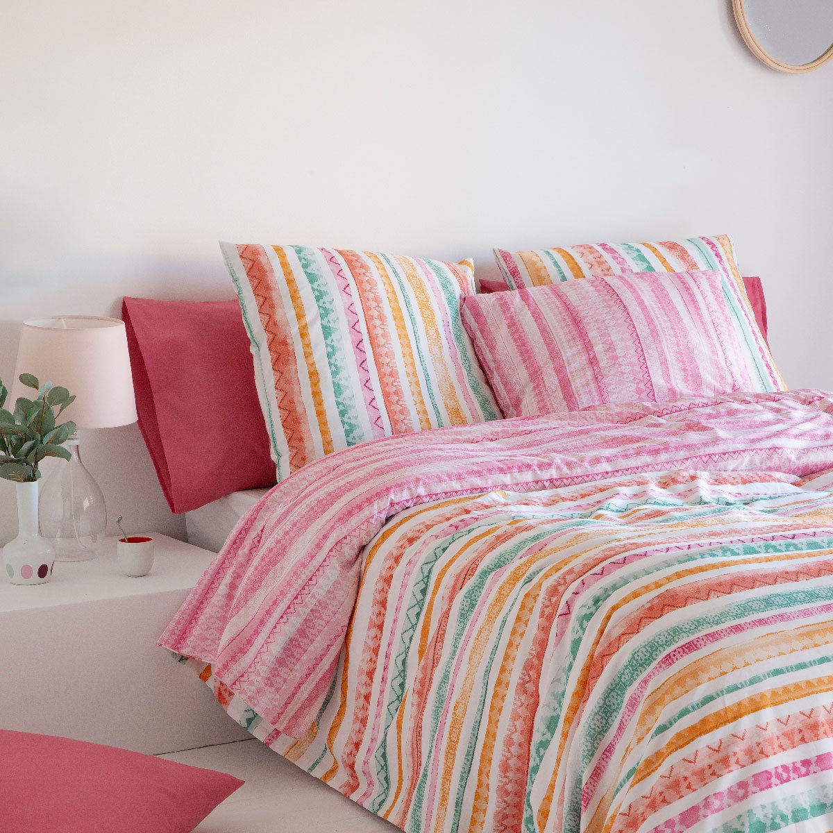 Housse de couette réversible en coton TRIBE 260x240 cm - 5