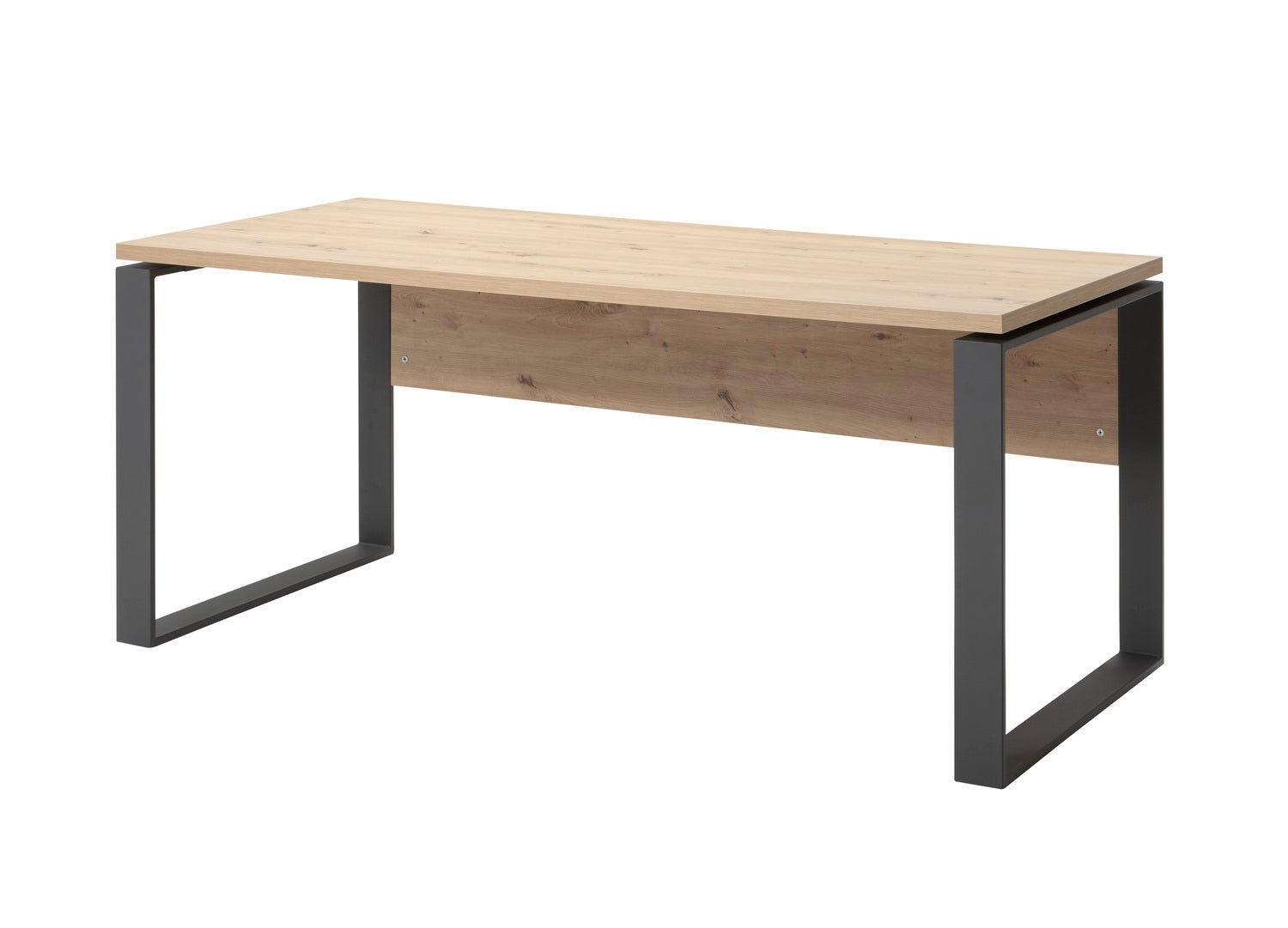 COMPOSAD Scrivania PC Tavolo Da Ufficio Rilega In Legno 180 X 80 X 75H Cm Colore Rovere Artisan Sr5249k765 P 430317