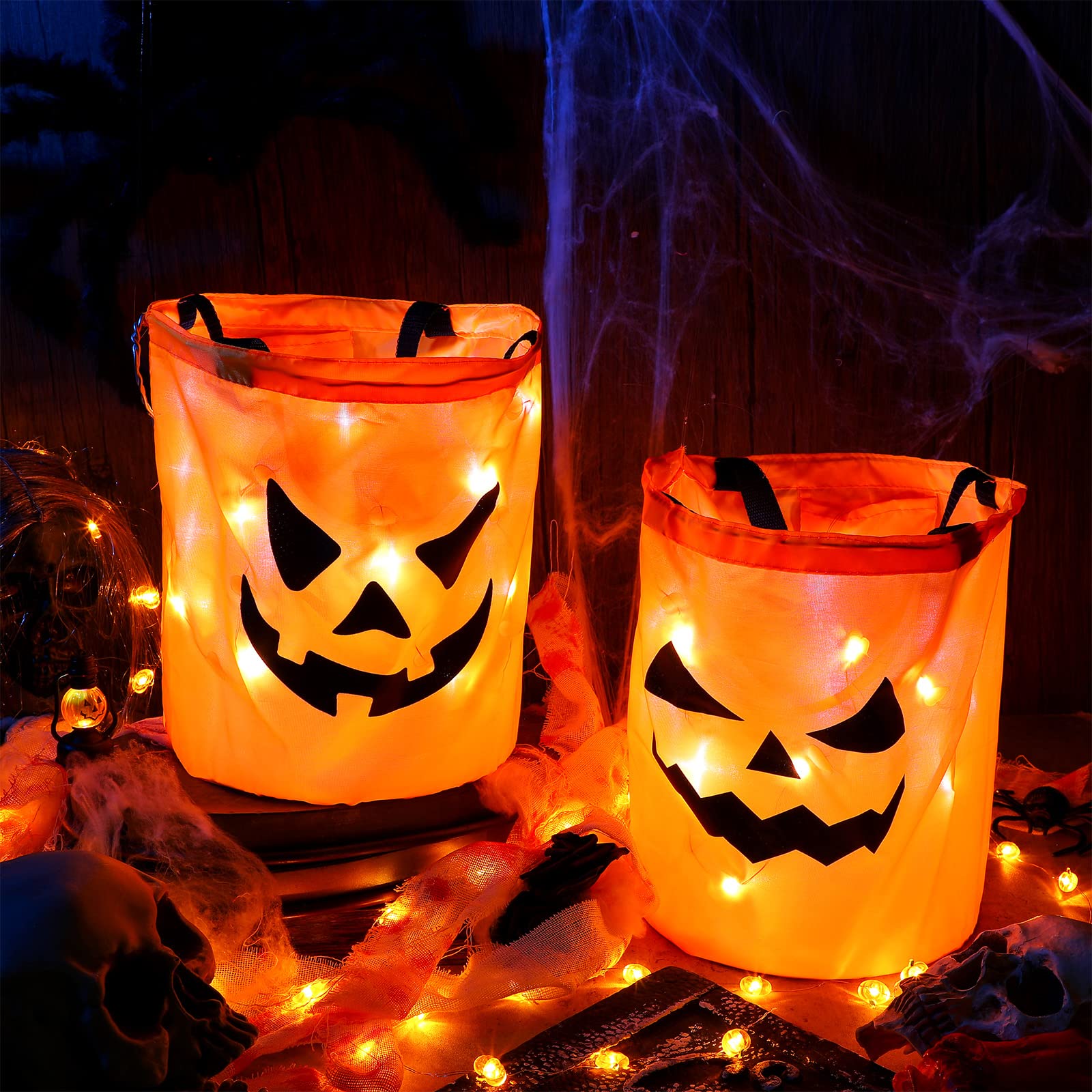 SZT uniwersalnych wypełniaczy do koszyków na Halloween wielokrotnego użytku upominki na przyjęcie urodzinowe x cm torba na cukierki na Halloween
