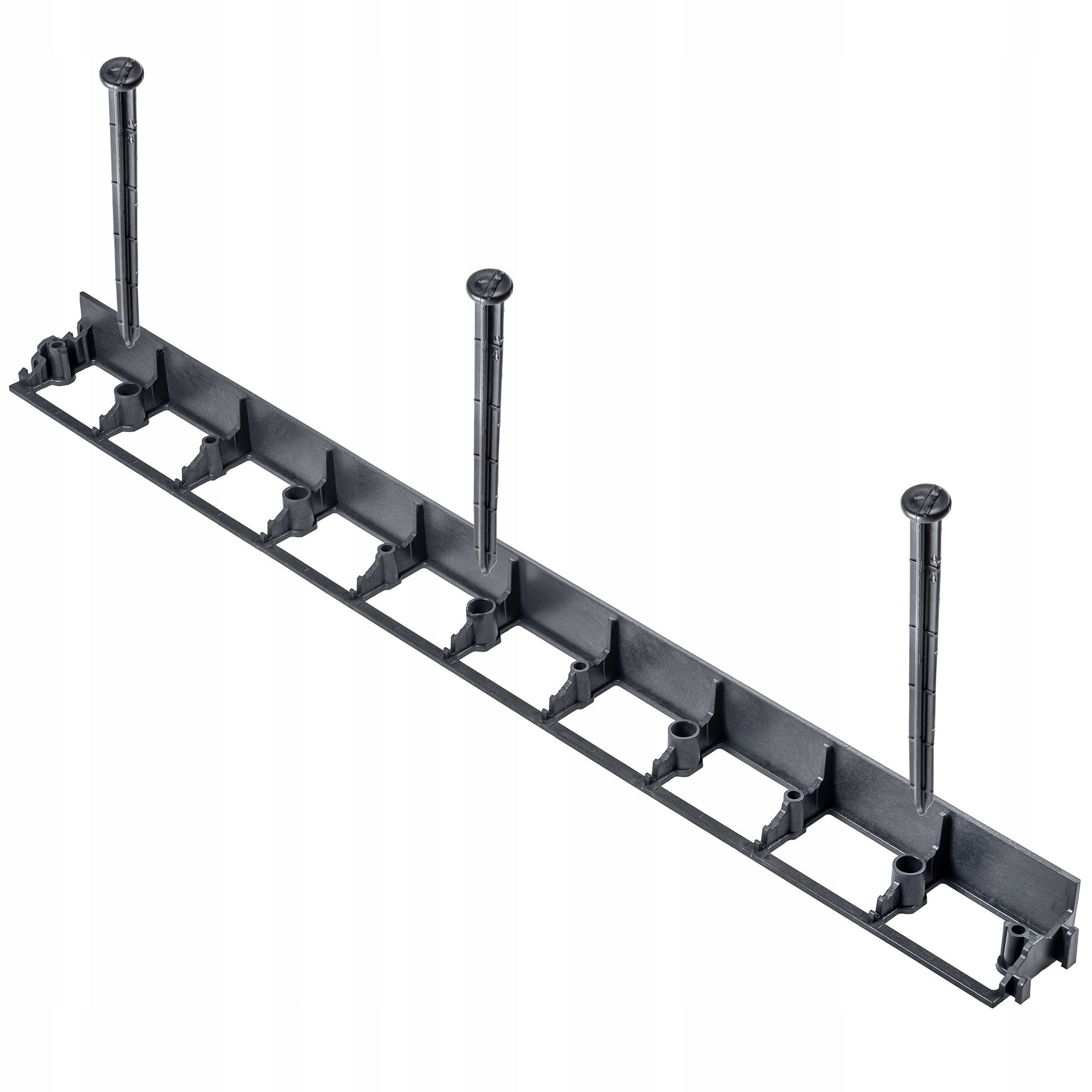 OBRZEŻE TRAWNIKOWE OGRODOWE BORDER PLASTIKOWE 5,8cm + 3 KOTWY ZESTAW CZARNY