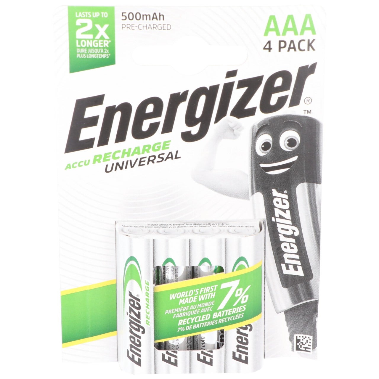 Pile rechargeable LR3 (AAA) NiMH Energizer Universal HR03 E301375700 500 mAh 1.2 V 4 pc(s) - 4