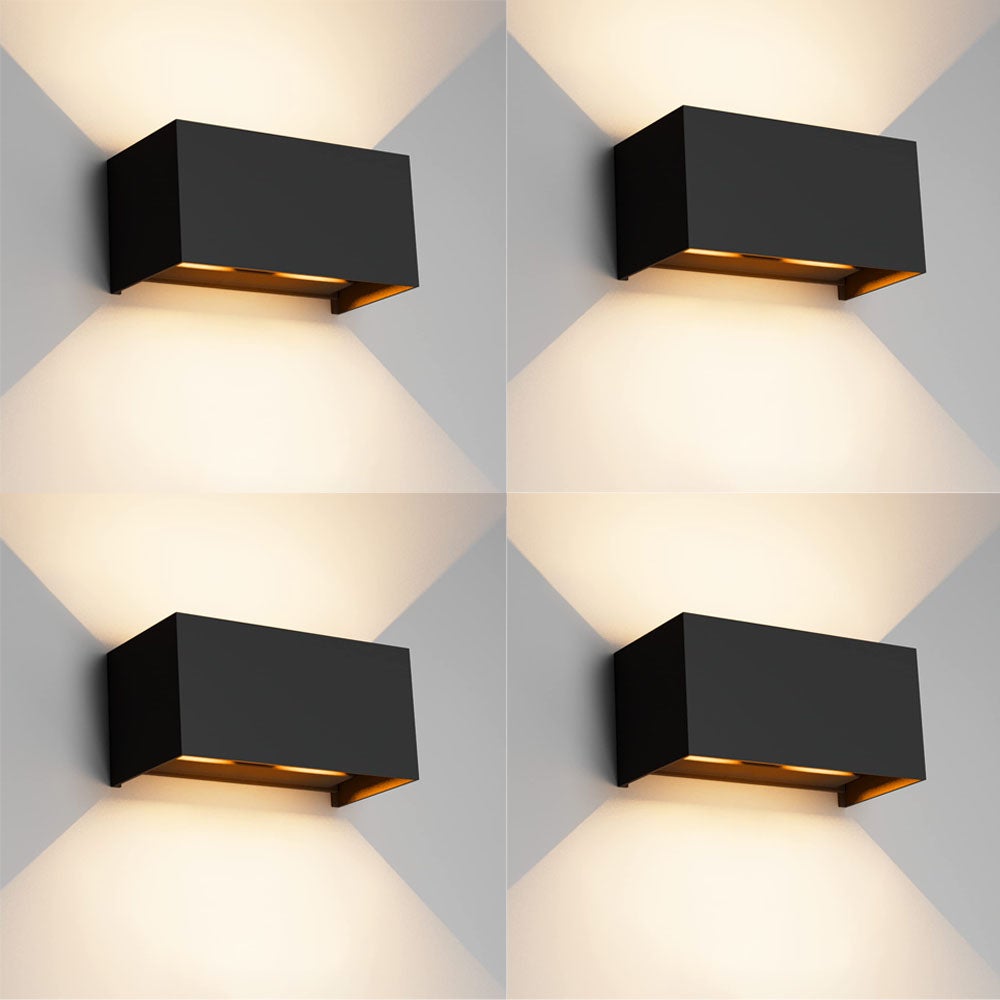 Aplique Pared Exterior Klighten 24W Aplique De Pared Interior/Exterior,Aplique  De Exterior 4000K Lámparas De Pared Exterior De LED Con ángulo De Haz  Ajustable Aplique De Pared IP65,Gris Oscuro Lampara De Pared, image size:1000x1000