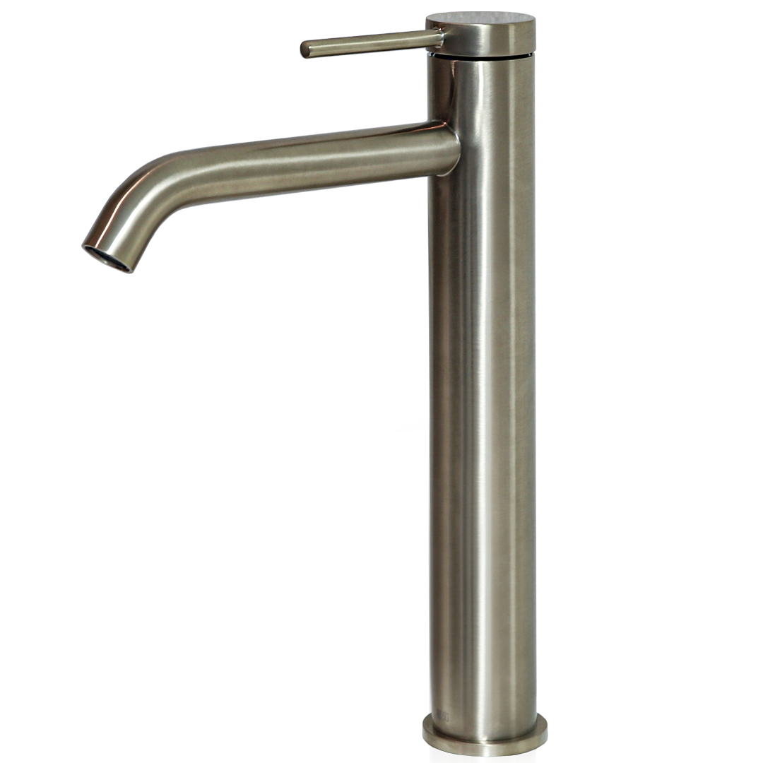 Lollipop bateria umywalkowa wysoki wykonanie ze stali nierdzewnej