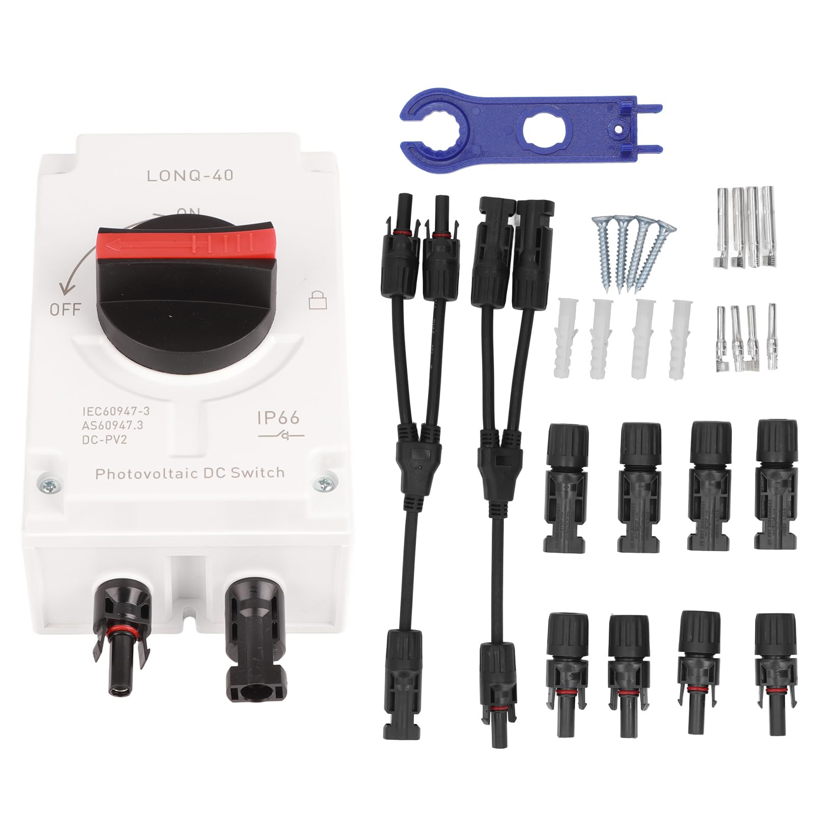 NOUVEAU DC1200V 32A Isolateur Photovoltaïque Interrupteur Solaire Electrique Etanche Ip66 NOUVEAU DC1200V 32A Isolateur Photovoltaïque Interrupteur Solaire Electrique Etanche Ip66