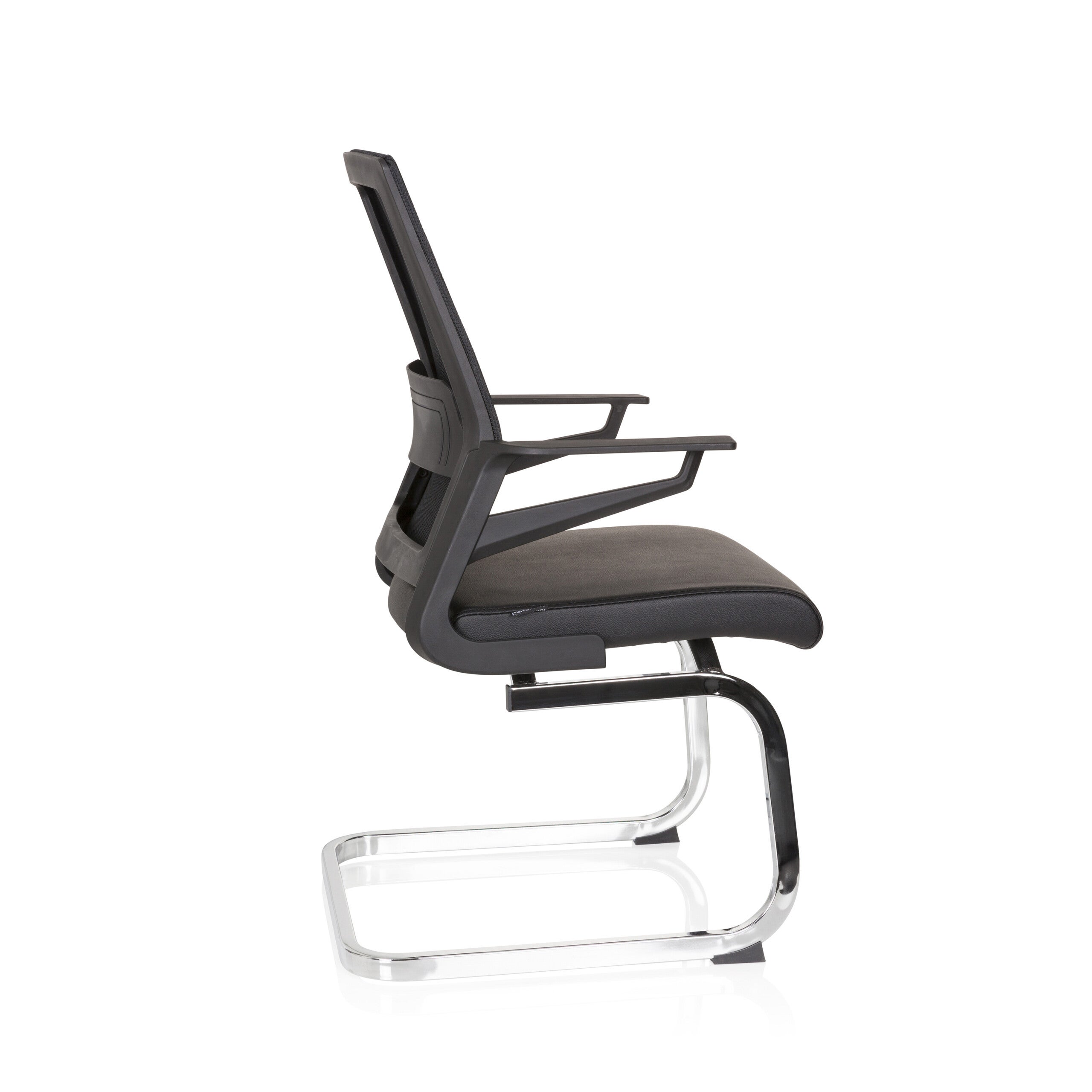 Sedia da conferenza / Cantilever / Sedia INVENTOR V PRO ecopelle nero hjh OFFICE - 6