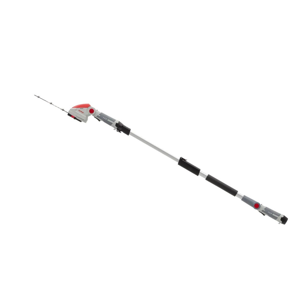 Forbici telescopiche e tagliasiepi a batteria con batteria da 12 V. Include due lame (10 cm e 20 cm) e un caricabatterie da 12 V. IKRA - 3