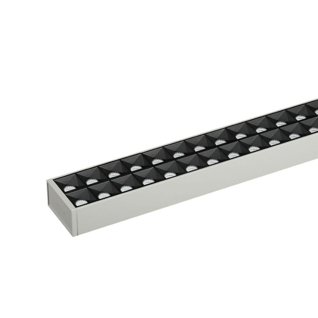 Liniowa lampa wisząca LED Samsung Chip o mocy 60 W, kolor srebrny, 4000 K