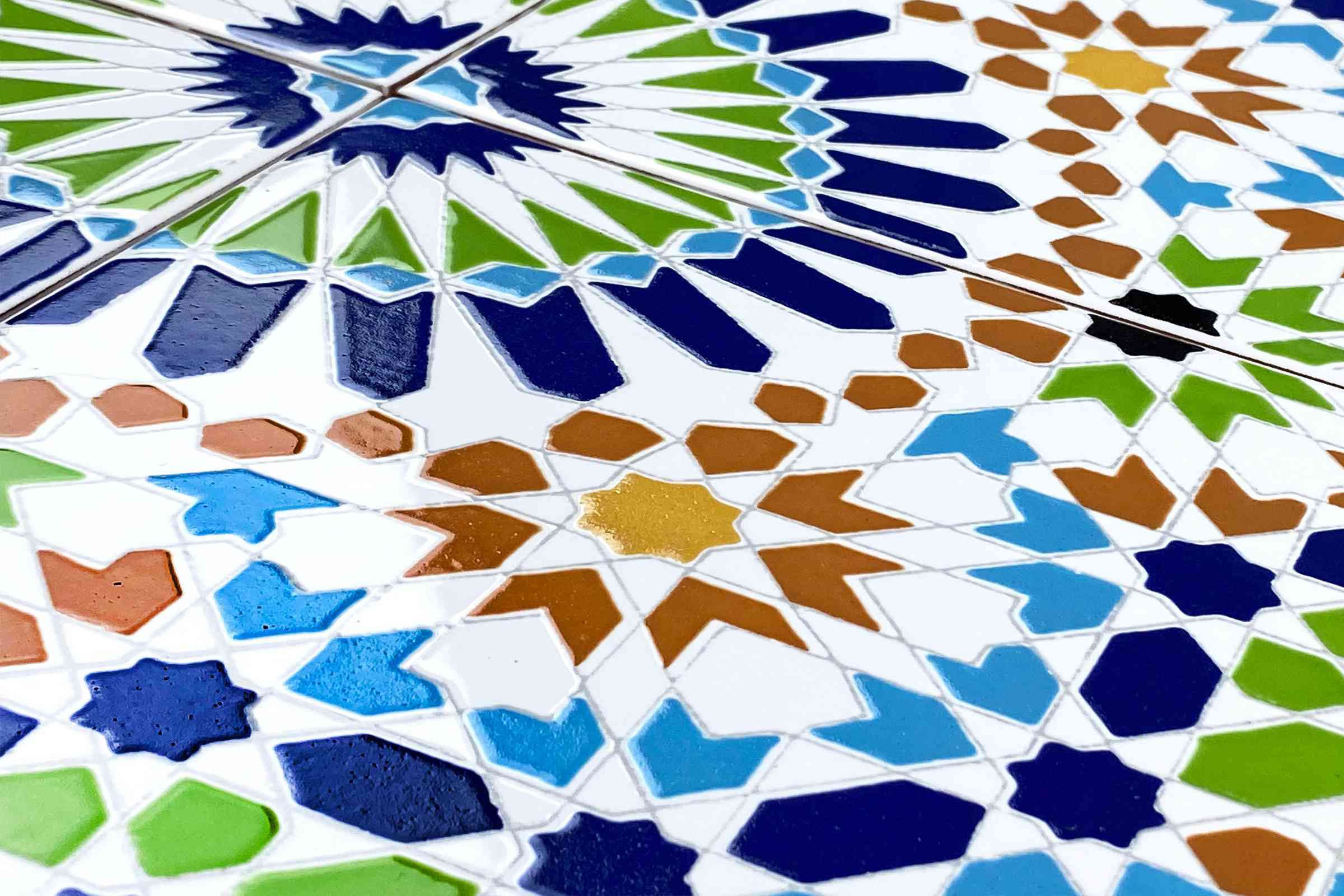 Oriental carreaux de céramique méditerranéenne sol Mur Carrelage Motif DECOR MAT