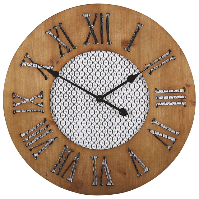 Horloge murale CUILCO Bois de sapin Marron