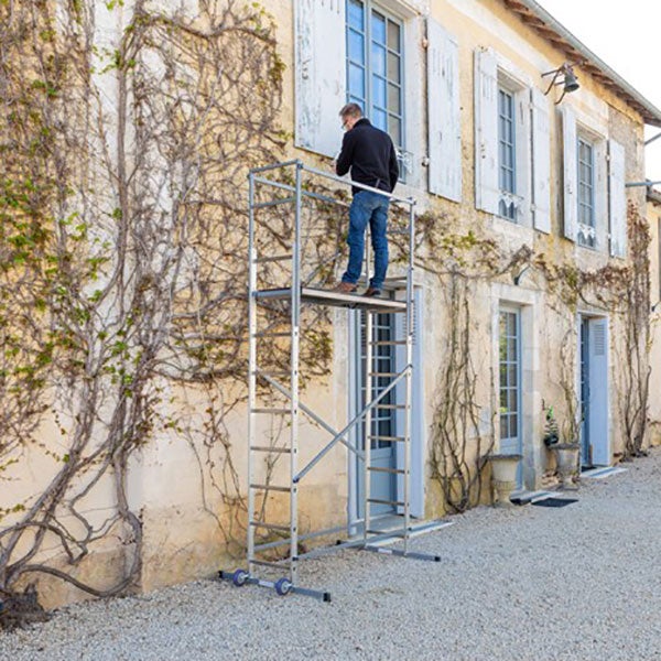 Echafaudage domestique: Hauteur de travail max 4.5m + Télémètre laser STANLEY - 9475-901-LASER - 4