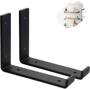 Saldi Staffe Per Mensola A Parete Rustic Da 20/25/30 Cm Con Staffa Ad - Foto 8