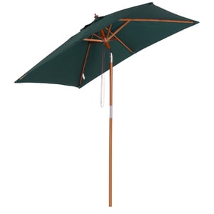Parasol rectangulaire inclinable dim. 2L x 1,5l x 2,3H m