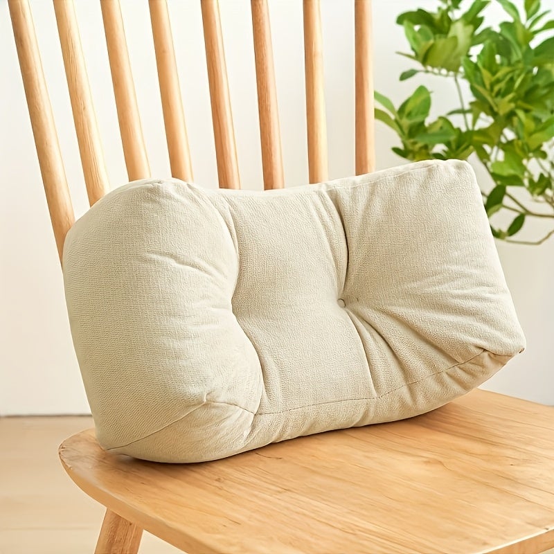 Coussin Lombaire Mémoire De Forme Pour Voiture - Soutien Bas Du Dos 43x34x6cm - Milk Silk, Neuf
