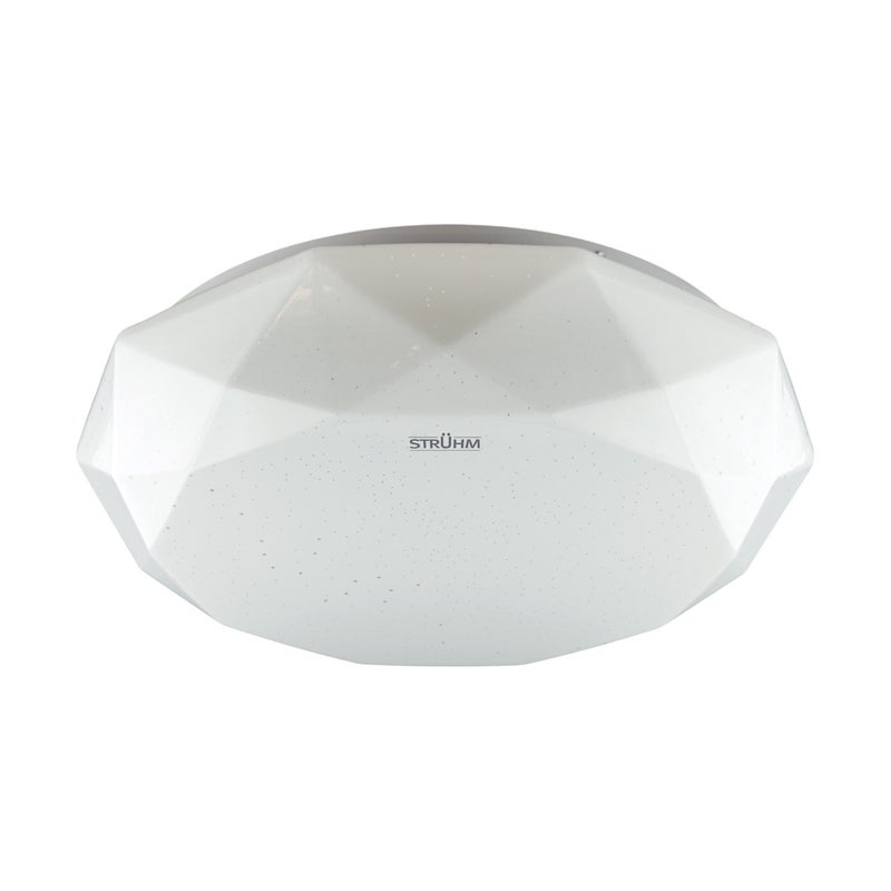 Plafon Diana okrągły biały LED 24W 4100K 2280lm wym: 10,5 x 40 cm IP44 tworzywo sztuczne Struhm