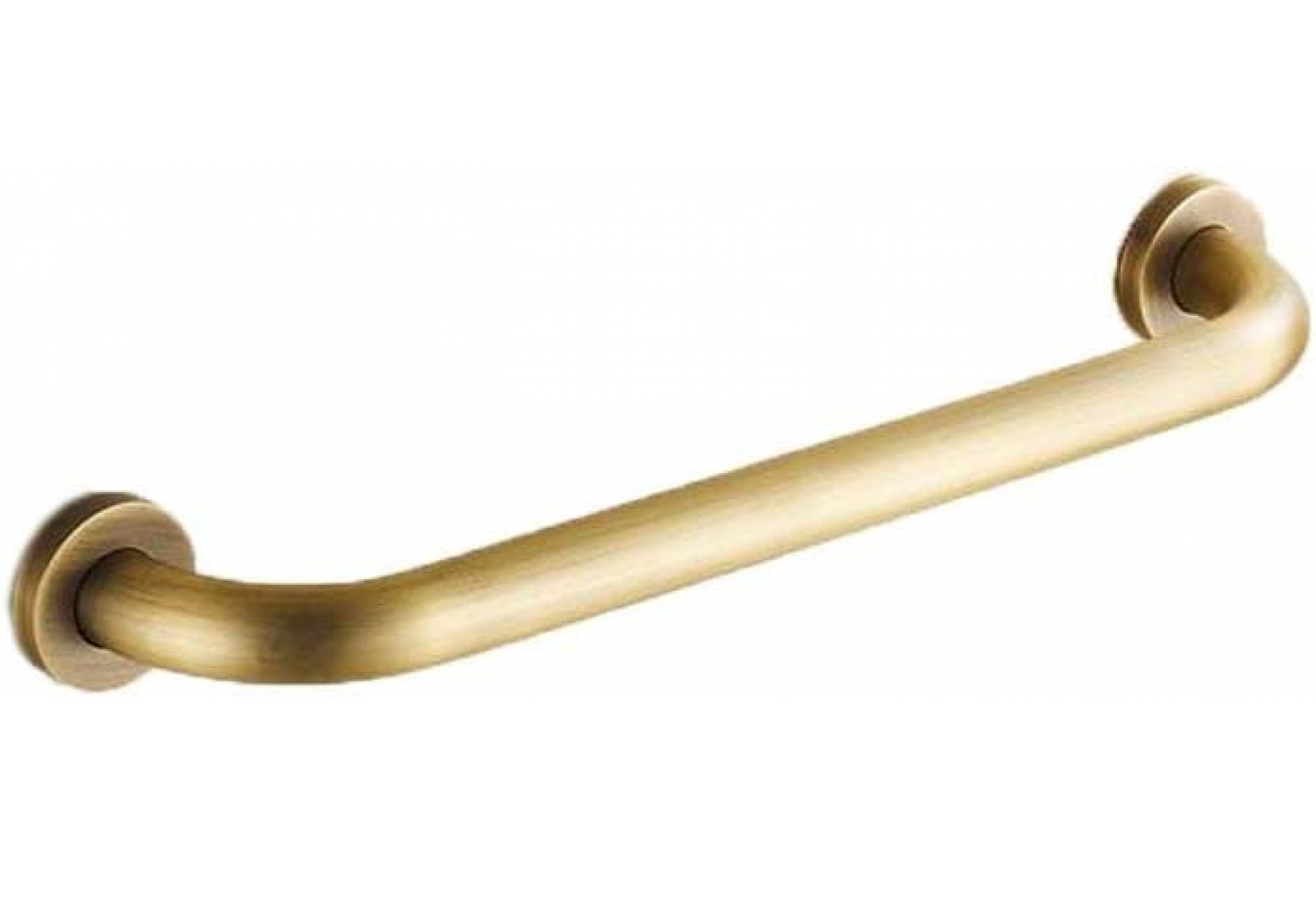 Poręcze łazienkowe, miedziane uchwyty prysznicowe, 42,5 cm, kolor mosiężny