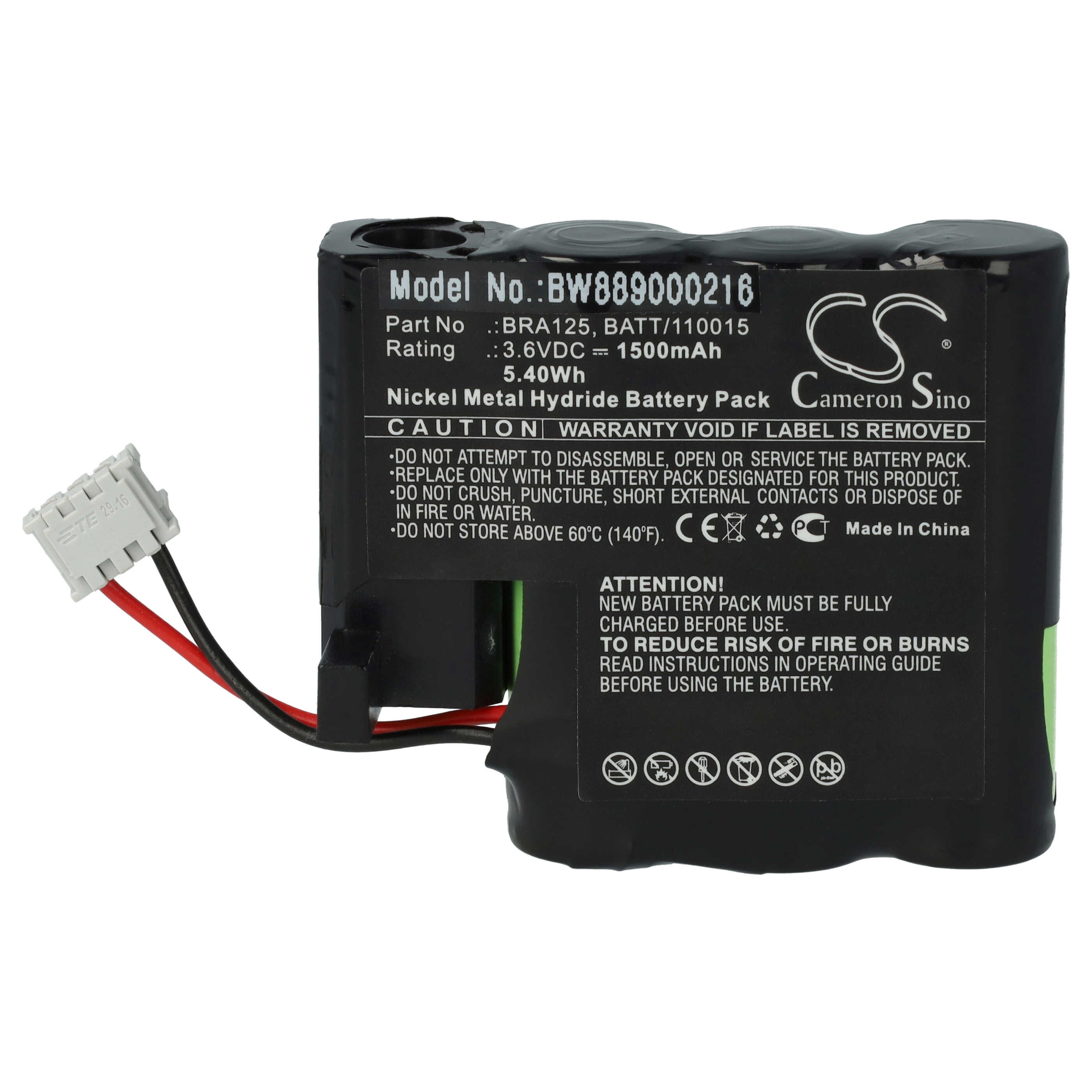 vhbw Akku Ersatz für Heine BATT/110904-A1, X-02.99.380, X-02.99.382 für