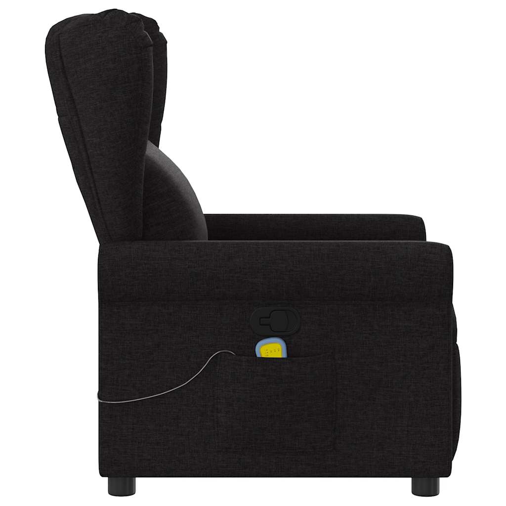 Fauteuil de massage | Fauteuil de relaxation | Chaise de relaxation inclinable Noir Tissu CFW300299 - 4