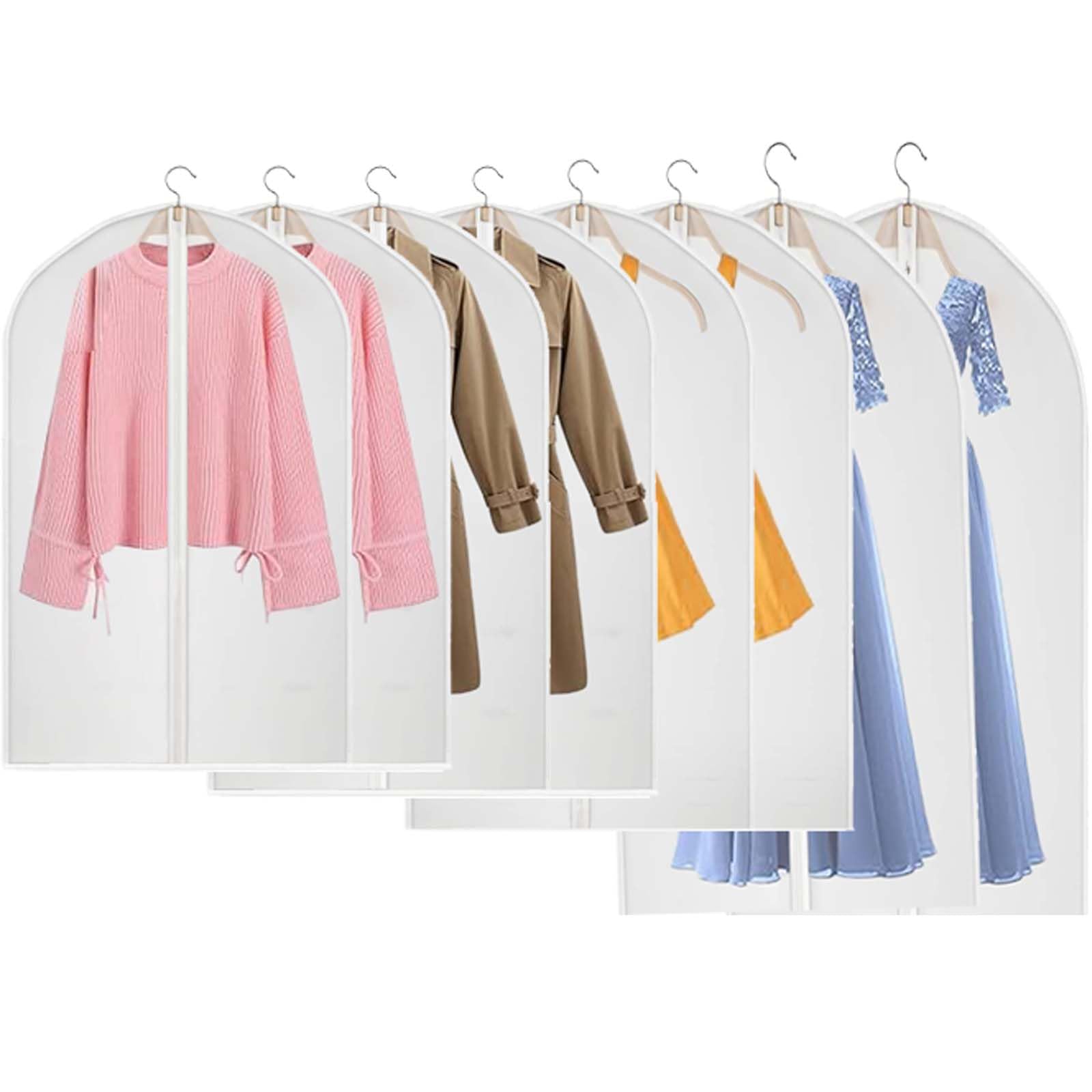 Lote de 8 Fundas para Ropa de PEVA 60 x 140/120/100/80cm Funda para ...