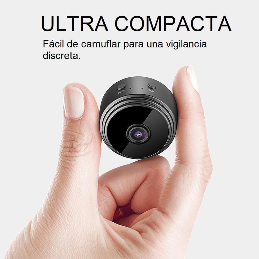 EBKCQ Camera Miniature, Caméras de Surveillance WiFi sans Fil, Mini