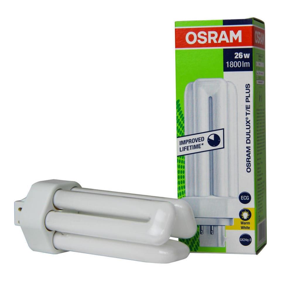 Lâmpada DULUX T/E 26W/830 PLUS GX 24q-3 - OSRAM - 4