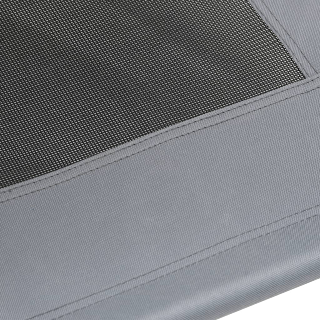 Cama para perros con dosel antracita tela oxford y acero vidaXL - 7