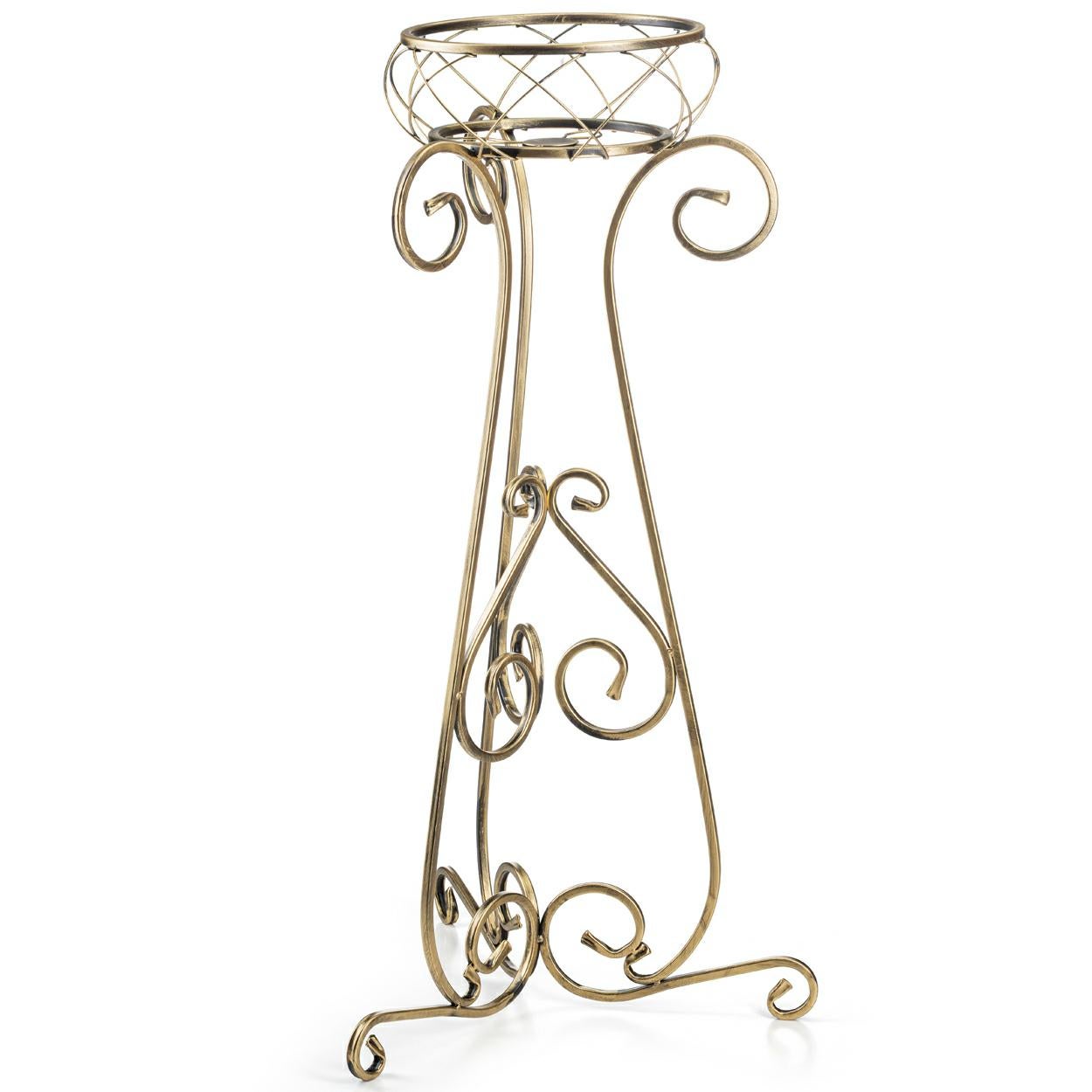 Kwietnik Fiorina Dąstal metalowy złoty czarny 96 x 47,5 x 47,5 cm 1 szt.