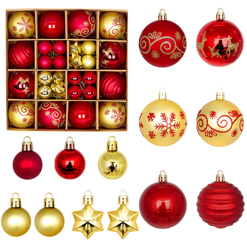 Translation failed reason deepl translation failed Lot de décorations sapin Noël Ensemble boules Noël incassables Pendentifs Noël Décorations Cadeau