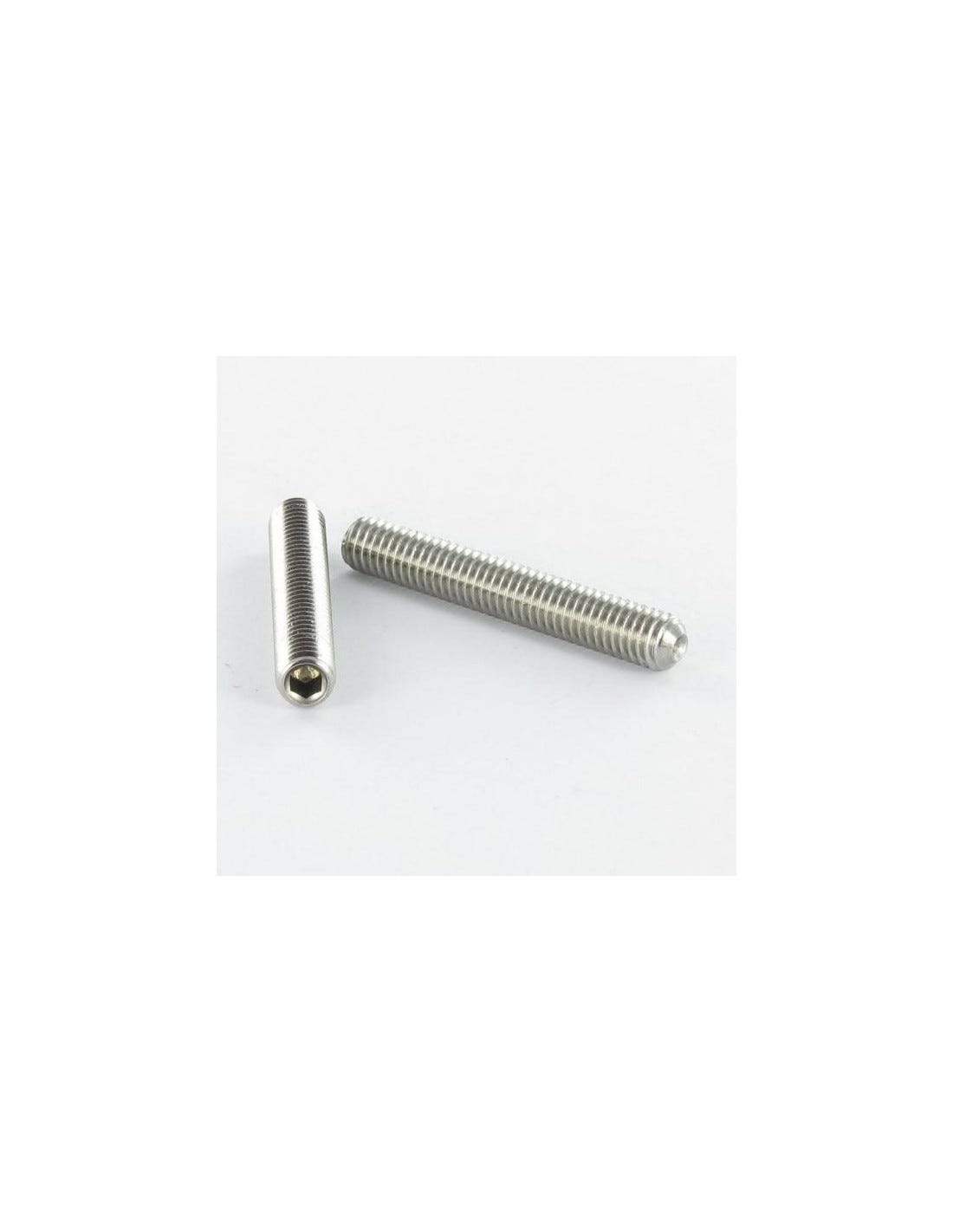 Vis métaux Sans tête six pans creux (sthc) Clé de 5 HC5 M10X16 Inox A4 ...