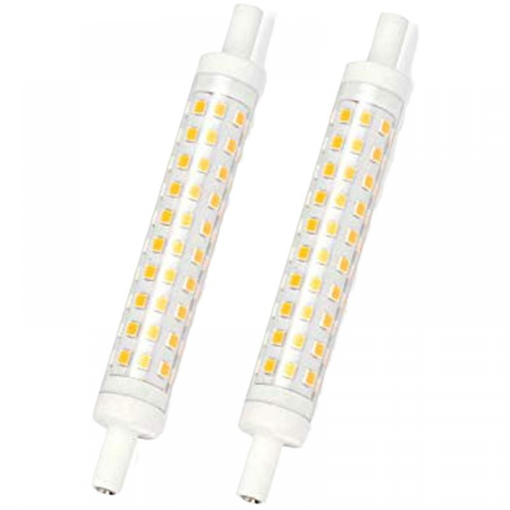 Lot De 2 Ampoule LED R7S 118mm 20W Dimmable, Blanc Chaud 3000K 3000LM, Halogène J118 300W Eclairage A 360 Degres Sans Scintillement 96419421